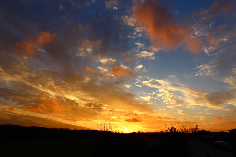 Le ciel et ses multitudes de couleurs
